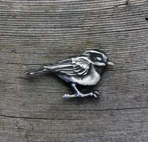 Chickadee brooch pin